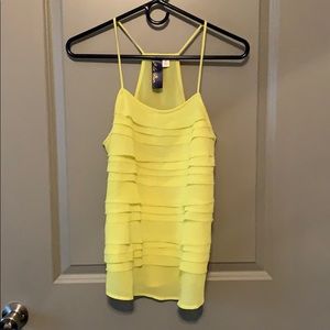 BLUE RAIN Women's Yellow Top Size S